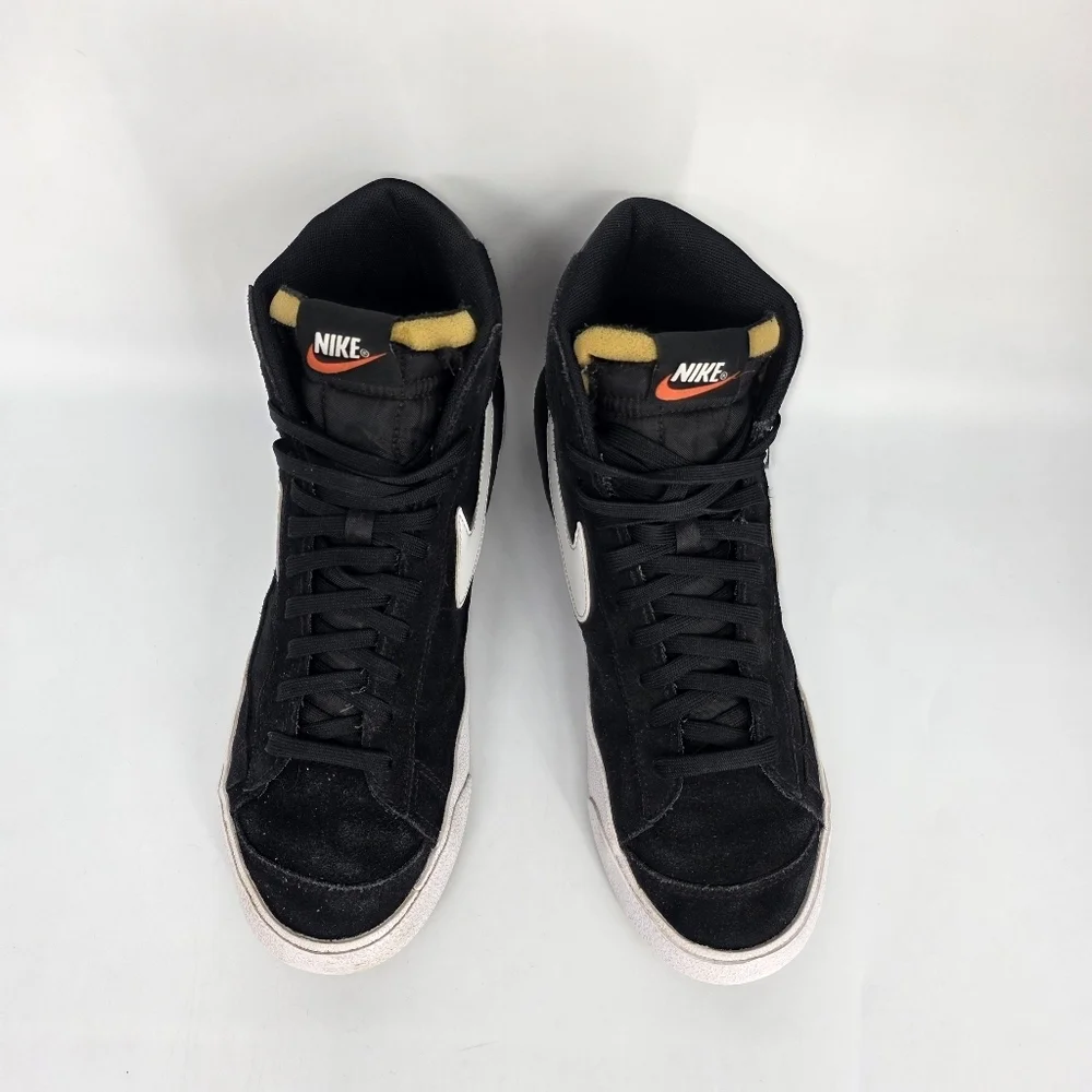 Nike Blazer Mid '77 Suede Black White CI1172-005 Men's Size 9 Shoes VINTAGE